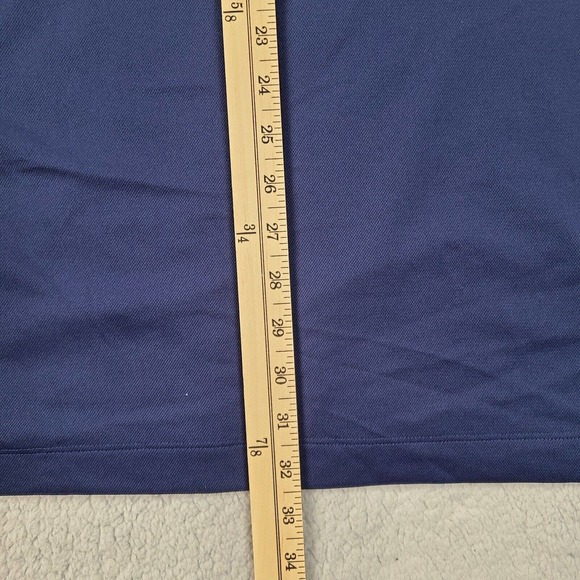 Nike Polo Shirt Men's XL Blue Golf Dri-Fit UV Protection Performance Adult - Picture 10 of 11